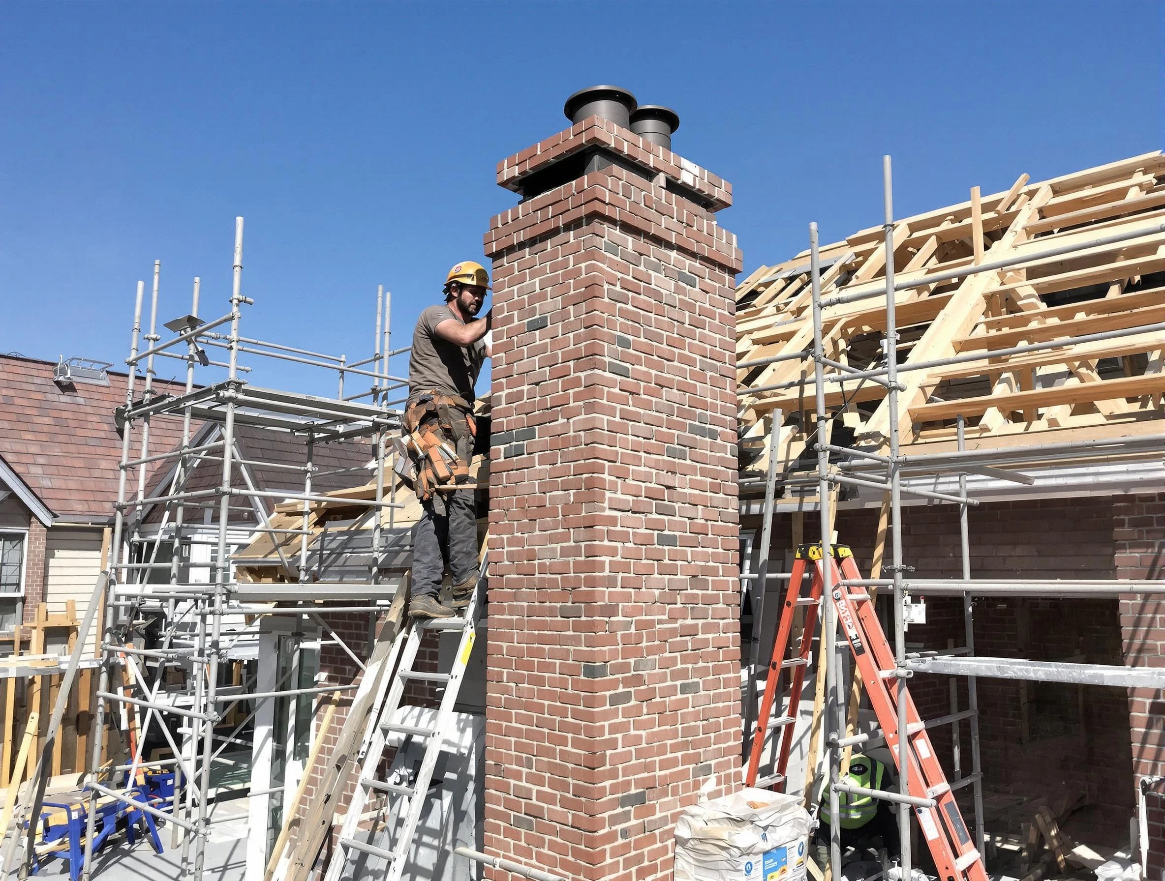 New chimney installation completed by Cottondale Chimney Sweep in Cottondale, AL
