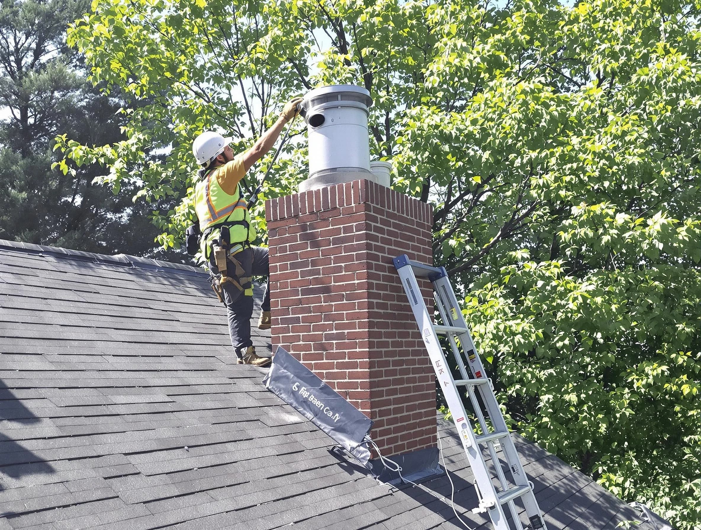 Chimney liner inspection by Cottondale Chimney Sweep in Cottondale, AL