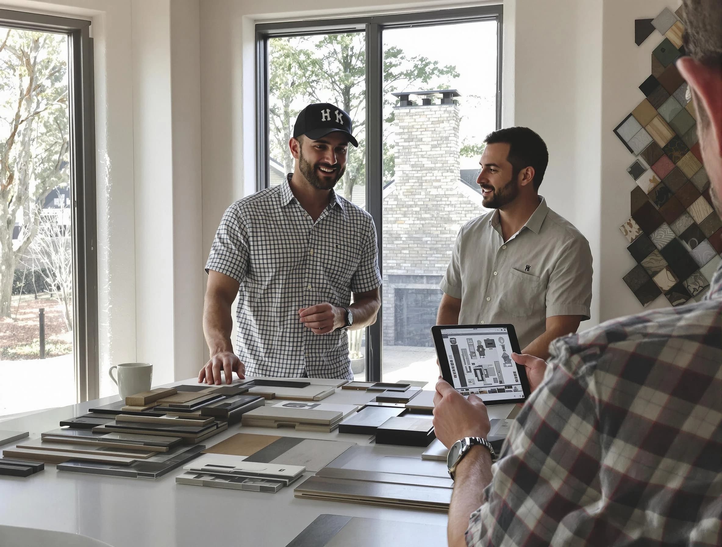 Cottondale Chimney Sweep remodeling a chimney and fireplace in Cottondale, AL