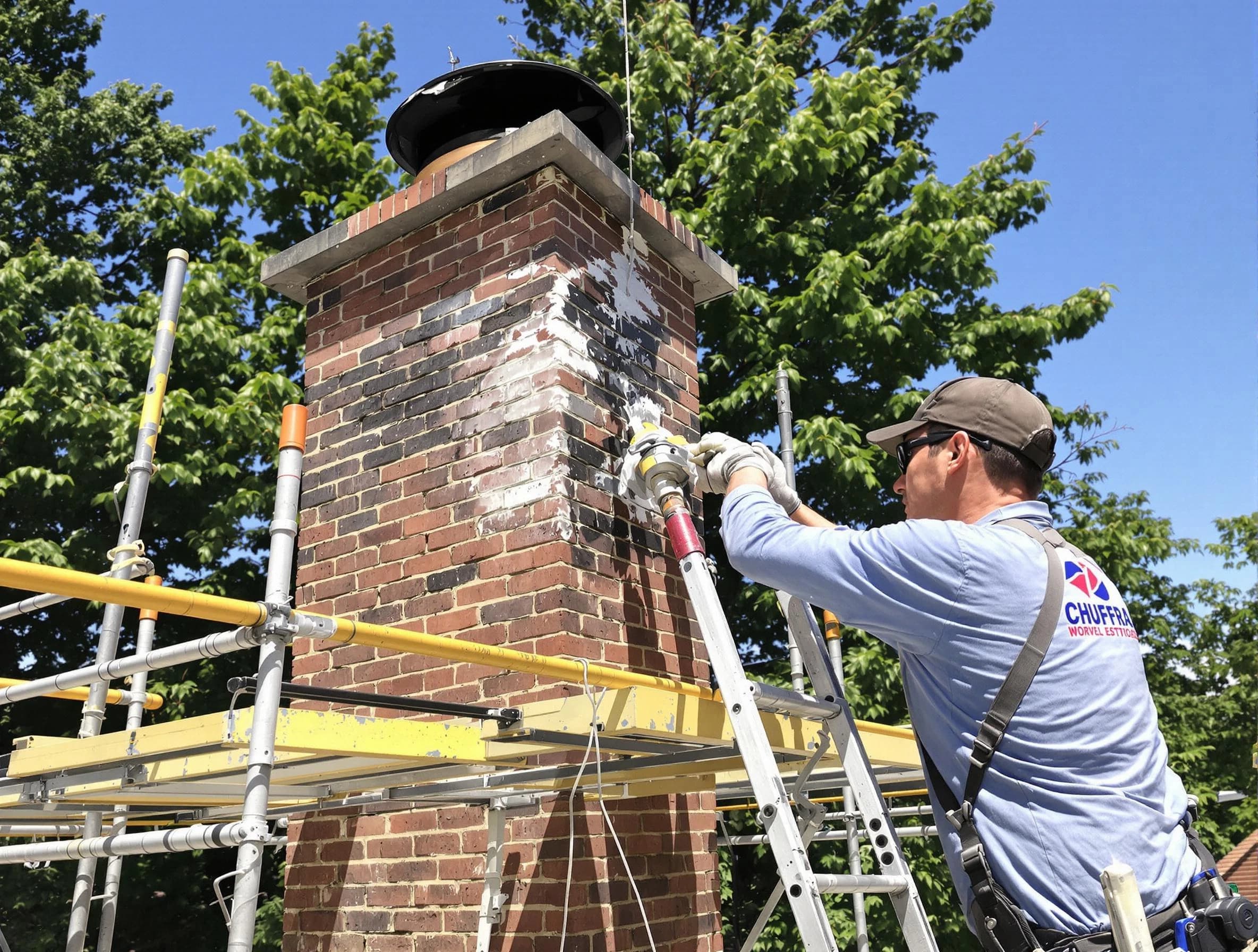 Structural chimney repair by Cottondale Chimney Sweep in Cottondale, AL