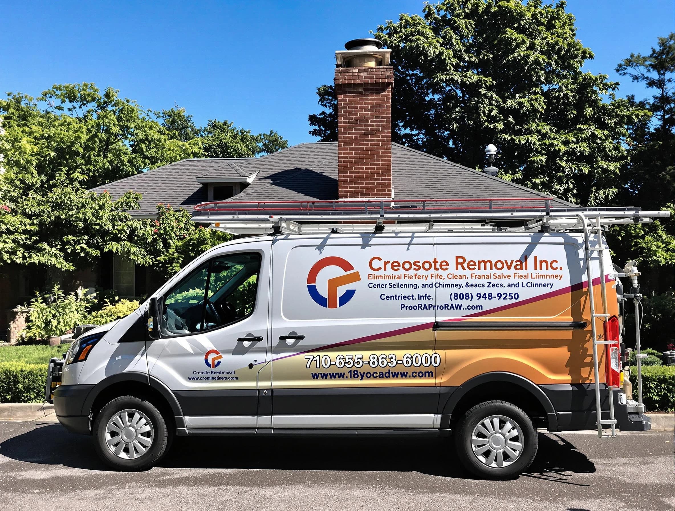 Cottondale Chimney Sweep technician removing creosote safely in Cottondale, AL